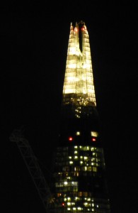 Did That Party Hat Come Out of a Giant Cracker? The Shard 14th December 2012