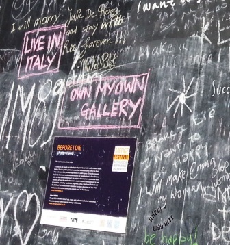Before I Die -- Gallery and Italy