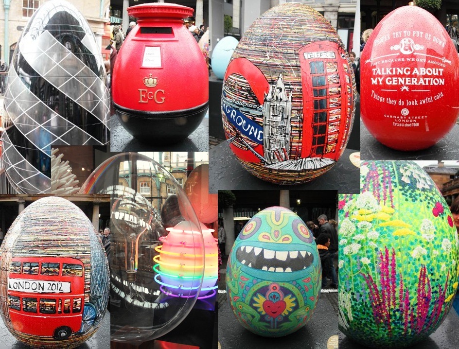 Faberge Easter Eggs at Covent Garden 2012