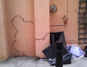 Shoreditch Graffiti -- Ants Compressed