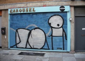 Shoreditch Graffiti -- Two Stiks