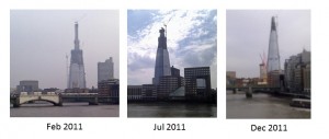 Shard's Construction in 2011