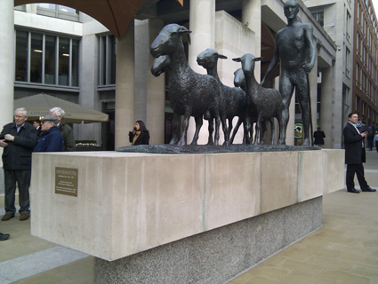 Elizabeth Frink Sculpture - Paternoster Square