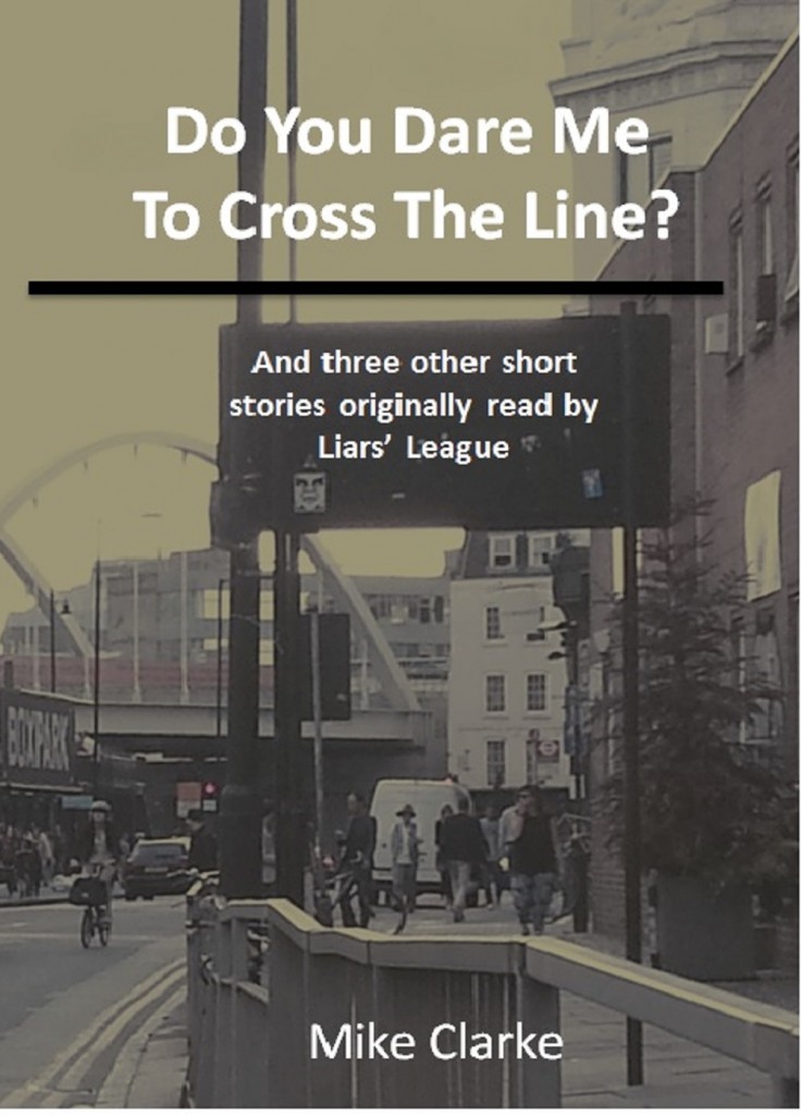 The Cover of my eBook: Do You Dare Me to Cross the Line?