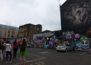 Sclater Street Car Park/Art Gallery May 2014